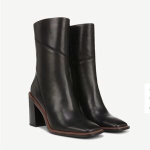 Franco Sarto Black Heeled Boots